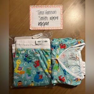 Little Sleeping women’s Spelling with Sesame Street pajama set